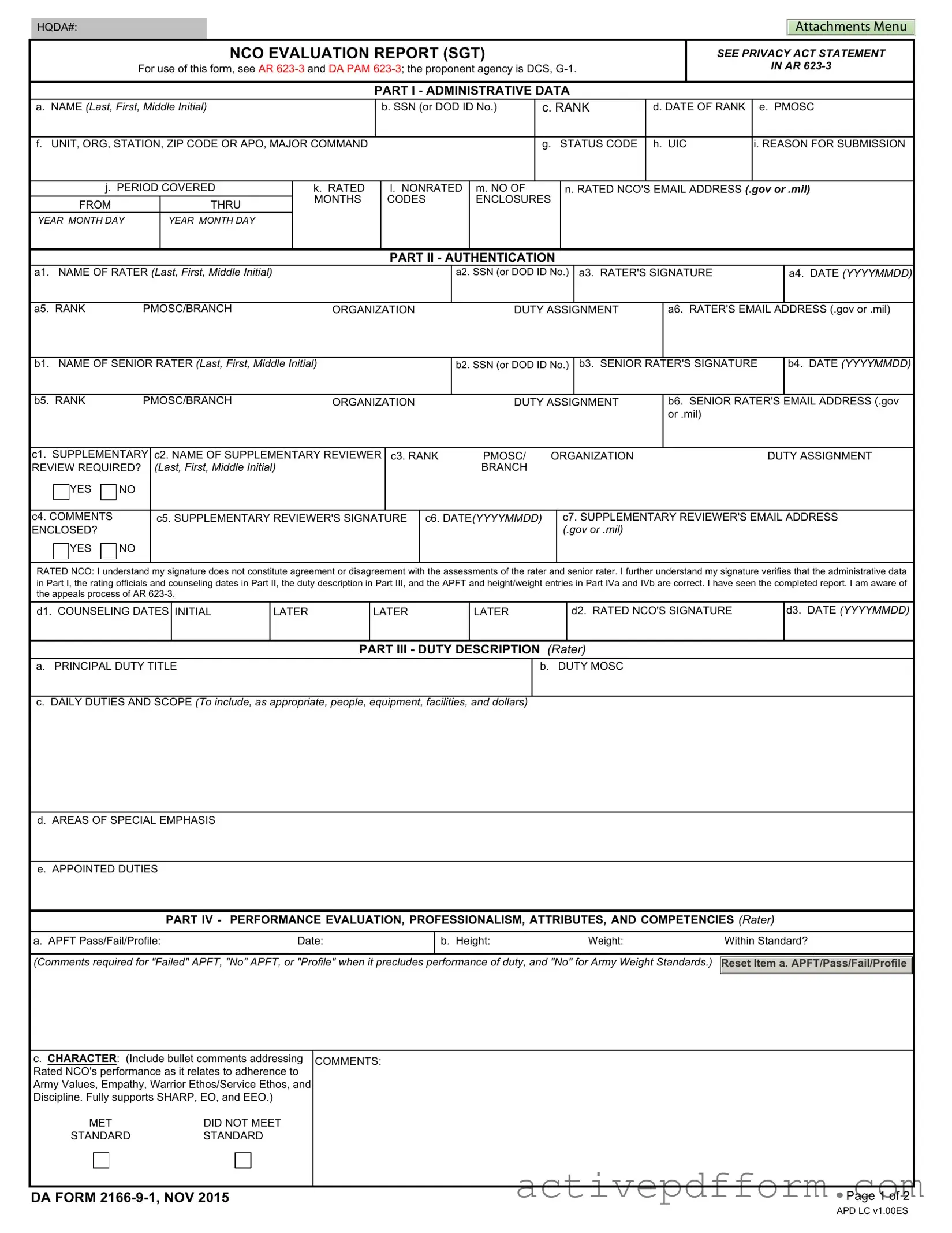 Free Da 2166 9 1 Template