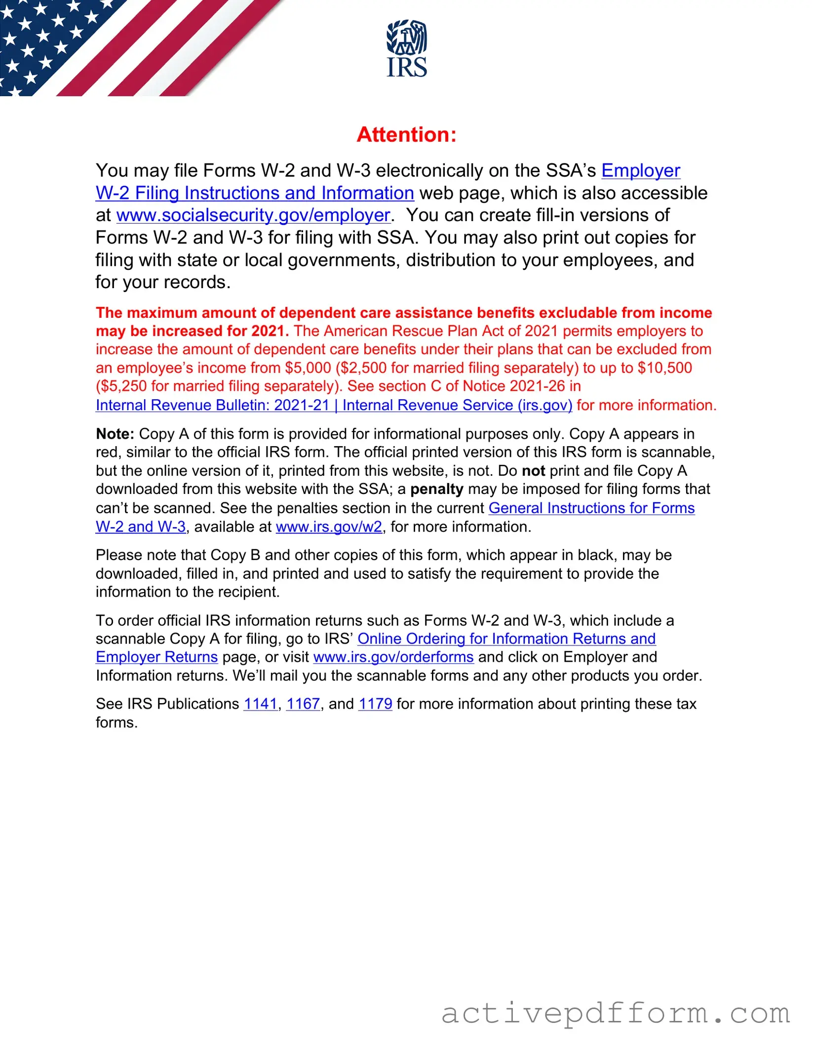 Free IRS W-3 Template