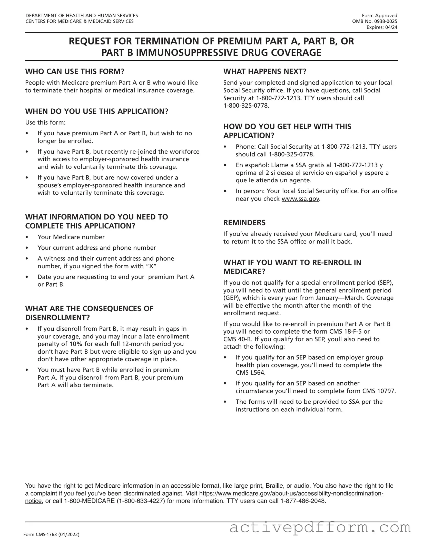 Free CMS-1763 Exp Template
