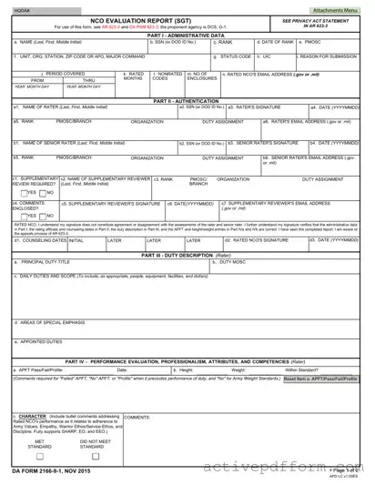 Free Da 2166 9 1 Template